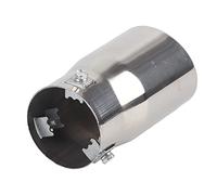 Car End Pipes, Car Exhaust Pipe, Akozon Car Modification Stainless Steel Exhaust Muffler Pipe Rear Tailpipe End Throat Accessory Replacement(Slant)