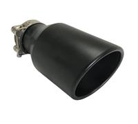 Car End Pipes Car muffler modified tail pipe stainless steel black large caliber 115 universal tail throat Matte End Pipes(63MM IN-101MM OUT)