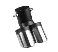Car End Pipes Car Oval Rear Exhaust Dual Outlet Muffler Tip Stainless Steel Pipe Modification Parts Tail End Pipe