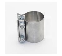 Car End Pipes Exhaust Pipe 1PC Universal Connection Hoop Strong Steel Clamp Tailpipe(60mm)