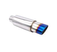 Car End Pipes Exhaust Tip Car Systems 63MM Auto Racing Sport Muffler Turbo Sound Boost Tips Modification Accessories 2.5Inch(XH-EP090-BL)