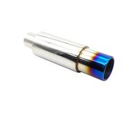 Car End Pipes Exhaust Tip Car Systems 63MM Auto Racing Sport Muffler Turbo Sound Boost Tips Modification Accessories 2.5Inch(XH-EP088-BL)