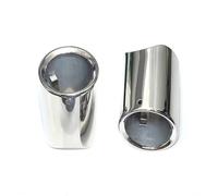 Car End Pipes Exhaust Tip Muffler Nozzle For BMW 5 Series 520i 523i 525i 528i 530i 535i 535d F10 F11 F18 E60 E61 E39 E28 E12 Car Accessories(Sliver 2PCS)