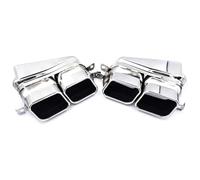 Car End Pipes For 7 Series F01 F02 730i 740i 750i Upgraded 760 Four Outlet Square Tailpipe 1 Pair Stainless Steel Muffler Exhaust