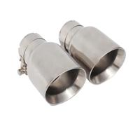 Car End Pipes For BENZ Car Accessories 1PCS Inlet (63mm) Outlet (89mm) Stainless Steel Universal Exhaust Tip/Muffler Pipe Tail End Pipe(51-89MM)