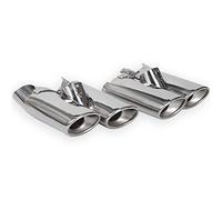 Car End Pipes For Benz For S-Class W220 S500 S600 Stainless Steel Car Exhaust Pipe Muffler Tailpipe Car tailpipe