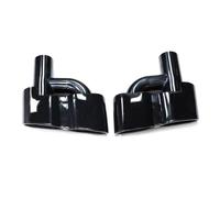 Car End Pipes For Benz W221 S300 S350 S65 S500 S600 Quad Exhaust Pipe Muffler ID 60MM 1 Pair(Black B)