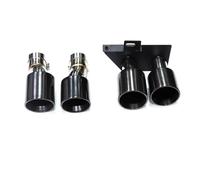 Car End Pipes For BMW F10 M5 Exhaust Pipe Stainless Steel Car Exhaust 525i 520i 528i 523i Muffler Tip Tailpipe(Black)