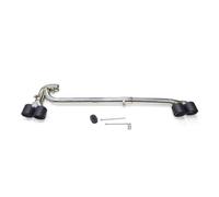Car End Pipes For BMW F25 X3 F26 X4 Mufflers UP Quad Exhaust Tips 304 Stainless Steel(Carbon Fiber)