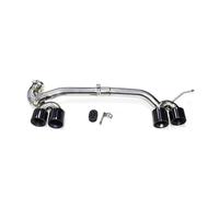 Car End Pipes For BMW F30 F31 320i 318i Changed M3 Look Bumper 3 Series Stainless Steel Car Quad Exhaust MufflerTip(Black A 320i)