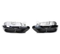 Car End Pipes For BMW X5 X6 X7 G05 G06 G07 Upgrade M50i M60i Look Muffler Tip Quad Nozzle Exhaust Trim(Black B)