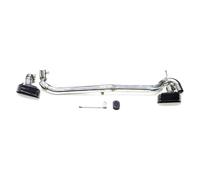 Car End Pipes For F10 F11 520i 525i 528i Up To G30 G31 Sport Look Square Car Dual Exhaust Tip(Black)