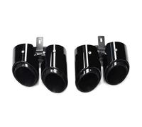 Car End Pipes For Panamera 971 972 2017-2023 Stainless Steel Quad Car Exhaust Tip(Black)