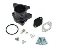 Car End Pipes For VW For Golf For Mk5 2.0tdi Auto VALVE Aluminum Pipe Kit End Pipes(Black)