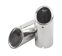 Car End Pipes For VW For Tiguan MK2 For Golf 6 7 Mk7 For Jetta Mk6 1.4T 1.6L 2PCS Stainless Steel Car Exhaust Muffler Tips Pipe