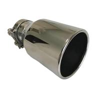 Car End Pipes Large Diameter 115mm 4.5inch The flat edge universal muffler tail throat Car modification exhaust tip pipe End Pipes(86MM IN-115MM OUT)