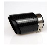 Car End Pipes Matt Black Pipe Carbon Fibre Stainless Steel Universal Exhaust Pipe Muffler Pipe For Bmw E46 Tail Pipe Exhaust Pipe Cap(63-76MM)