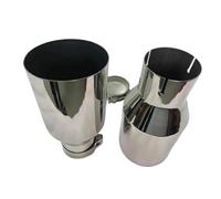 Car End Pipes Pipe Stainless Steel Vehicle Refitting Universal Exhaust Car Muffler Tail Throat Modification For Bmw E90 Tip W222(76MM-115MM)