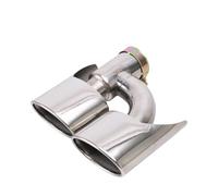 Car End Pipes Stainless Steel Exhaust Pipe 67mm Dual Muffler Oval Tip For E350 W211(EJ30213h-L- AG)