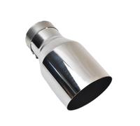 Car End Pipes To 4" Diesel Exhaust Tailpipe Tip Do 2.5 Inch Inlet 4 Outlet 7.5" Long 304 Stainless Steel Tail End Pipe(66-101MM)