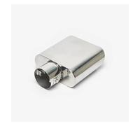 Car End Pipes Universal Car Modified Exhaust Pipe Tip Thickened Carbon Fiber Tailpipe Muffler Accesories Rear Muffler Tip Tail(63mm Inlet)