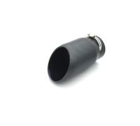 Car End Pipes Universal Car Out 76mm/85mm Exhaust System Carbon Fiber Tail Pipe Stainless Steel Muffler Tip(A)