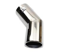 Car End Pipes Universal Car Rear Round Exhaust Pipe Tail Muffler Tip Chrome Stainless Steel(L-01)