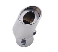 Car End Pipes Universal Exhaust Muffler Tip Round Stainless Steel Tail Rear Chrome Pipe Tail Pipe Exhaust Pipe Cap(Onecolor)