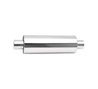 Car End Pipes Universal Spiral Exhaust Resonator Muffler Stainless Steel 51mm Exhaust