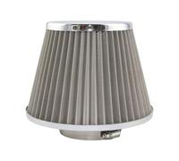 Car Engine Air Intake Hose 3inch Cone Air Filter Stainless Steel For Universal 76mm Performance Sport High Flow Cold Air Intake Filter With Clamp(155mm-L)