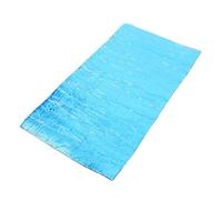 Car Engine Hood Sound Deadening Mat with Aluminium Foil, Blue | Self Adhesive Rubber Pad, Vibration Damping Insulation for Wheel Arches and Automotive Floor Pan