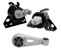 Car Engine Mounts for Chevrolet for Spark 1.2L 2011-2015 3pcs Engine & Trans Mount Set Manual Trans Replacement 95969583 96686002 Automobile Engine Bracket