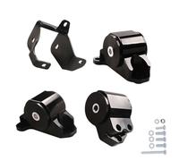 Car Engine Mounts,Front Engine Mount 3 Bolts Engine Motor Mount Bracket Kit Fit for Honda Civic EK B16 B18 B20 B & D Series 1996-2000 Aluminum Billet