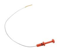 Car Engine Oil Dipstick for Compact Cars 106 206 306 307 Iron | Easy to Read Level Marks, Orange Finish, Garage Maintenance, Auto Mechanics and Car Owners