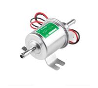 Car Engine Petrol Pumps Electric Petrol Pump HEP-02A DC 12V 24V Fuel Low Pressure Car Diesel Gas For Motorcycle ATV(24V Silver)