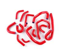 Car Engine Radiator Hoses Compatible With for Skyline for R32 R33 R34 for GTR RB for Rb26DETT Silicone Coolant Hose Car Engine Radiator Hoses(Red)
