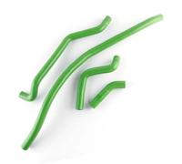 Car Engine Radiator Hoses Compatible With Kawasaki for KFX700V 2004 2005 2006 2007 2008 2009 Silicone Radiator Coolant Hose Kit 4PCS(Black)