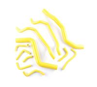 Car Engine Radiator Hoses Radiator Cooling Hose Kit Compatible With Mitsubishi for Talon DSM for Eclipse for Spyder GST GSX 2G 2.0L Turbo 4G63 1995 1996 1997 1998 1999(Yellow)