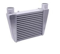Car Engine Radiators R-EP Intercooler Universal 280x280x76mm Aluminum Cold Air Intake Radiator 2.5inch Inlet 63mm Outlet for Turbo Car