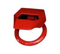 Car Engine Start Stop Button Cover, Auto Power Control Zinc Alloy Trim, Alloy Ignition Button Decorative Protective Cover, Engines Start Stop Accessory For Most Cars (Red)