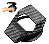 Car Engine Start Stop Button Cover, Auto Power Control Zinc Alloy Trim, Alloy Ignition Button Decorative Protective Cover, Engines Start Stop Accessory For Most Cars (Carbon Fiber)