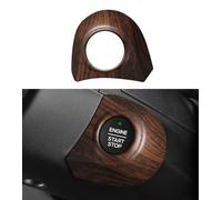 Car Engine Start Stop Push Start Button Cover Trim Compatible with Ford Ranger XL/XLT/Lariat/Raptor 2024 2025, Start Cover Car Power Control Trim Cover (Wood Pattern)