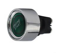 Car engine start switch keyless For ignition starter button 50 amp 12V 24V with illuminated button and chrome surround designed for racing vehicles (red)