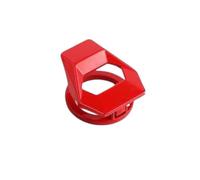 Car Engine Stop Push Button Switch Cover, Red Zinc Alloy Ignition Button Cap Decorative Protection For Auto Start Stop Switch（red）