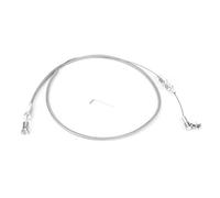 Car Engine Throttle Bodies Throttle Body Assembly 36in Throttle Cable Fit For Chevy Fit For Ford 350 302 Sbcstainless Steel Braided/rubber Hose(Stainless steel)