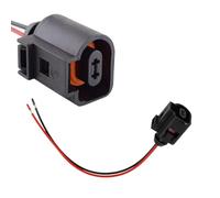 Car Engine Water Pumps For VW For Jetta For Golf For GTI For Passat For CC For Octavia 1.8 T 2.0 T 12 V Car Engine Cooling Water Pump Connect Plug Cable(Black)