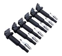 Car Engines Ignition Coil Compatible With For 325i 328i 330i 525i 530i E81 F22 F23 E46 E90 F33 X3 E83 X5 6pcs Set Ignition Coil For Spark Plug 0221504470 12137594937