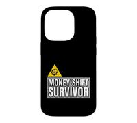 Car Enthusiast Money Shift Survivor Manual Transmission Case for iPhone 14 Pro