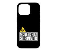 Car Enthusiast Money Shift Survivor Manual Transmission Case for iPhone 16 Pro