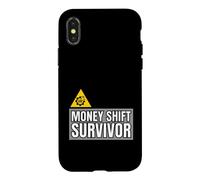 Car Enthusiast Money Shift Survivor Manual Transmission Case for iPhone X/XS